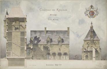 1 vue  - Saint-Vougay (Finistère). Château de Kerjean et ses dépendances. (ouvre la visionneuse)