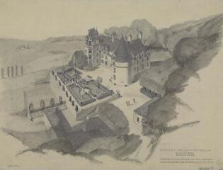 1 vue  - Villars (Dordogne). Château de Puyguilhem. (ouvre la visionneuse)