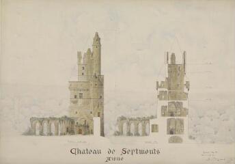 1 vue  - Septmonts (Aisne). Château. (ouvre la visionneuse)