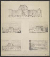 1 vue  - Jonzac (Charente-Maritime). Château, Hôtel de Ville ; Sous-préfecture. (ouvre la visionneuse)